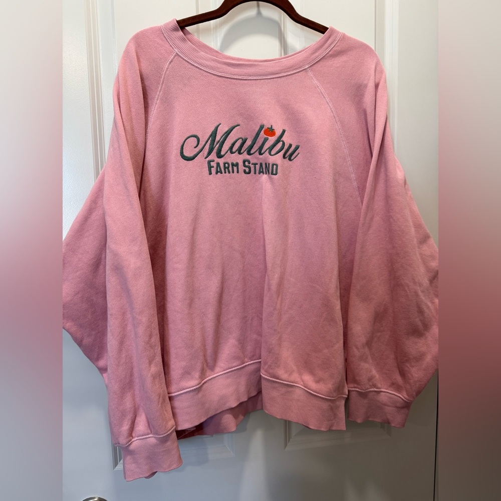 Pink/Coral Malibu Farm Stand Sweatshirt
